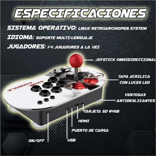 Consola De Juegos Arcade Pandora M-9-2