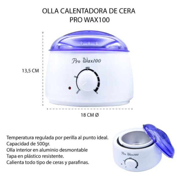 OLLA PARA CERA MAX 100