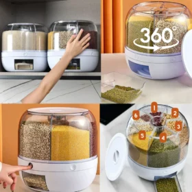 DISPENSADOR DE GRANO GIRATORIO 360