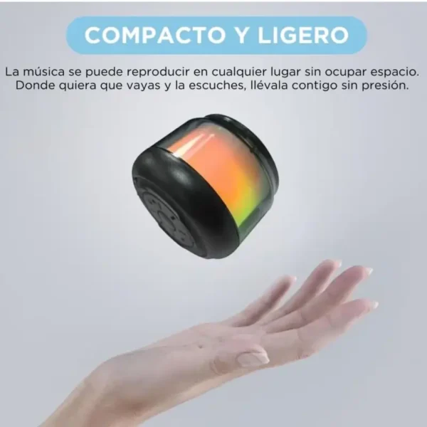 Parlante Bluetooth Recargable Con Luz